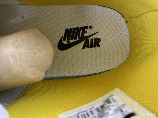 Air White AQ0818-149 Powder Off-White x 1 Yellow-Cone Dark NRG Jordan 0820